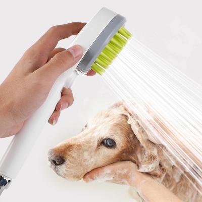 China Viable Pet Hair Remover Fiber Brush Animal Hair Brush Dog Bath Brush Shampoo Massage Comb Pet Brush for sale