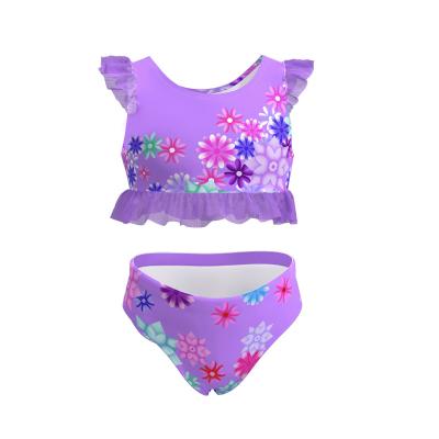 China Bikini Pepa Tankinis Dolores Bikini Suits Dolores Printed Swimwear de Mirabel Swimsuit Kids Skirt Girls Polyester Encanto for sale