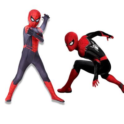 China SpiderVerse Miles Morales Halloween Costume Spiderman Cosplay Costume Halloween Cosplay Costume Kids Children Polyester New cosplay for sale