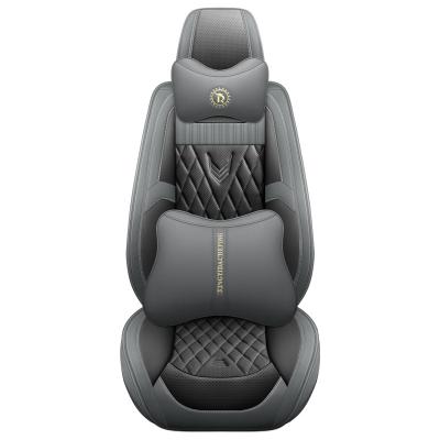 China High Quality Breathable Hot Selling Fashion Four Seasons Car Seat Protector PU Leather Universal Customized Universal Seat Cover With Waist for sale