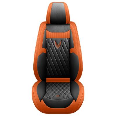 China Fashion Breathable High Quality Hot Selling Car Seat Protector Luxury Customized Leather Four-season Universal Car Seat Cover Set for sale