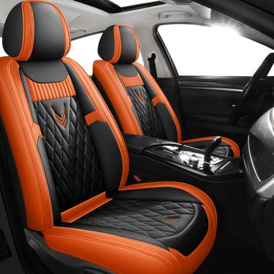 China Universal Customized Luxury PU Leather Breathable Hot Selling Car Seat Protector High Quality Four Seasons Car Seat Cover for sale