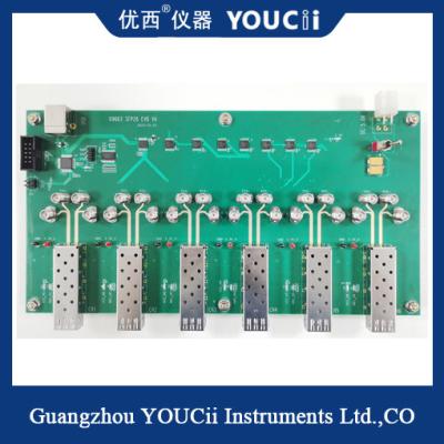 China SFP28 25G Test Board 5G Module Light Source Monitoring Test Board Te koop