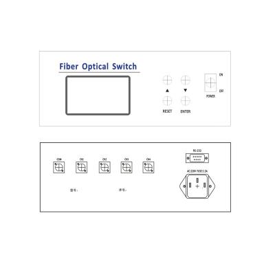 China Arbeitswellenlänge des Netz-Schalter-1260nm 1650nm aus optischen Fasern zu verkaufen