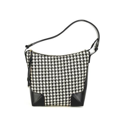 China Others customized new design 2023 high quality all match designer plaid women tote bag for ladies Te koop