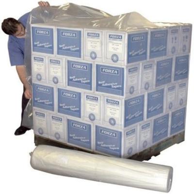 China Full Pallet Shroud Package PE Heat Shrink Pallet Moisture Proof Cover for sale