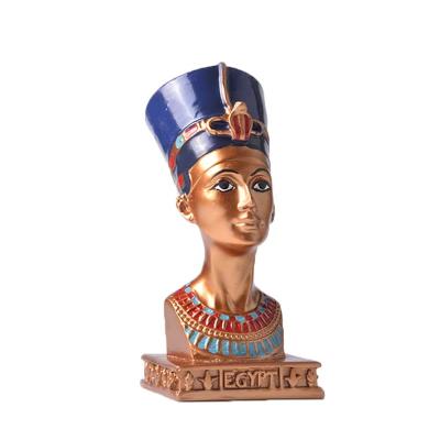 China Africa Studio Home Decor Queen Souvenirs Gift Action Number Figurines Resin Egyptian Crafts for sale