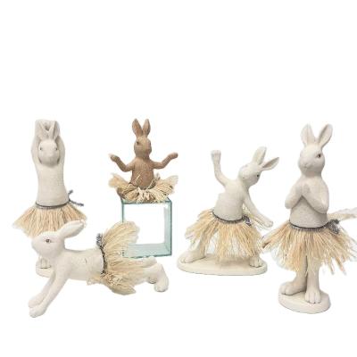 China Europe Easter Bunny In Event And Party Supplies Easter Resin Crafts for sale