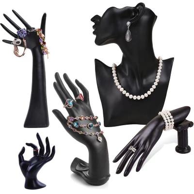 China China Mannequin Bracelet Necklace Ring Jewelry Sets Storage Holders Display Stand Statues Resin Crafts for sale