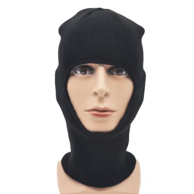 China Custom Riding Knitted Winter Windproof Adult Hats Breathable Protect Ears And Neck Halfed Ski Mask Balaclava for sale