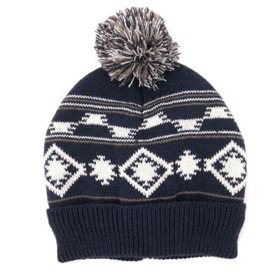 China Picture Jacquard Sports Hat Custom Knitted Hat Baby Beanie Kids Cap Winter Hats for sale