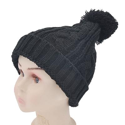 China Custom 100 Checked Hat Kids Winter Hat Acrylic Knitting Casual Beanie for sale