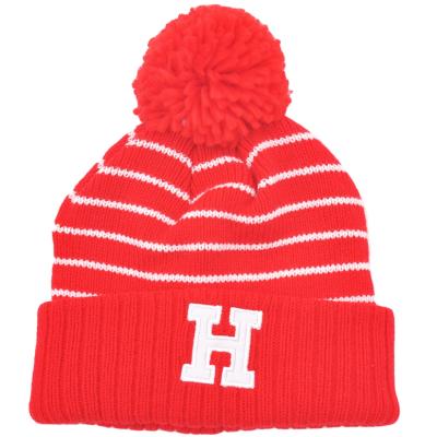 China COMMON 100% Jacquard Hat Winter Beanie For Kids Acrylic Knitting Hats for sale