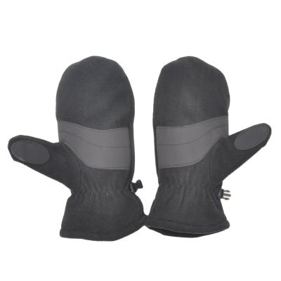 China Single Cool Thick Acrylic Wool Polyester Knitted Winter Gloves Thermal Gloves Mens Leather Gloves for sale