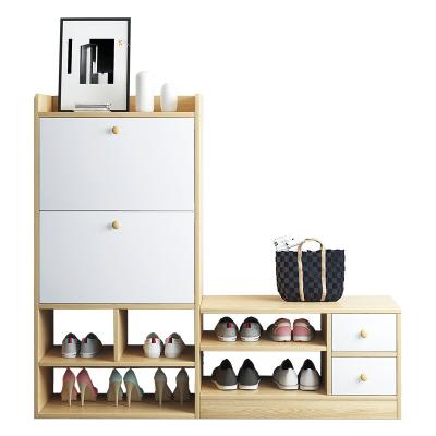 China Low Price Adjustable Portable Safety Rack Wooden Home Shoe Cabinet Furniture for sale