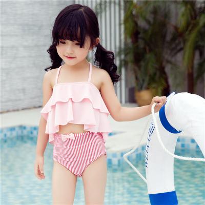 China Wholesale Breathable Custom Little Girls Swimwear Swimsuit 12 Year Old Girl Babies Swimwear Ruffle Bikini Kids Children Swimwear for sale