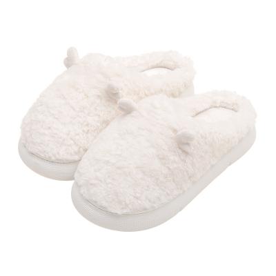 China Damping cotton slippers cute candy color warm home bag root cotton indoor slippers autumn and winter for sale