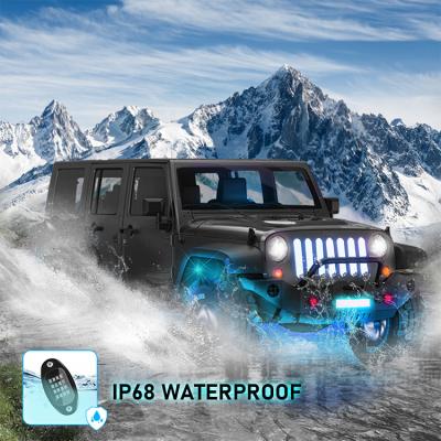 China Jeep High Quality 16 Million Colors And Music RBG Fashion Truck Rock Led Light for sale