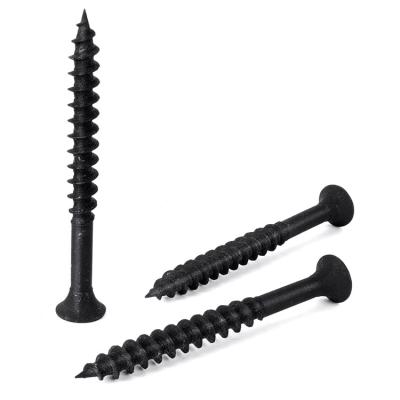 China Hot Sale Flat Thread Bugle Head Black Phosphate Gypsum Board Drywall Rough Screw for sale