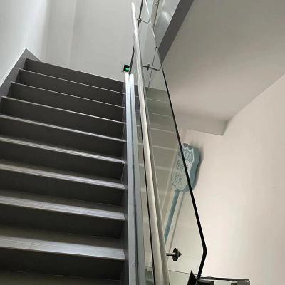 China Powder Coated / Polished Aluminium Glass Balustrade With Laminated / Single Tempered Glass zu verkaufen