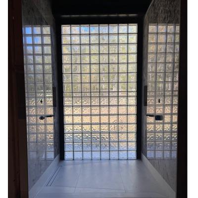 China Crystal Blocks Mosaic Tile Decoration Partition Wall Solid Glass Brick Curtain Wall en venta