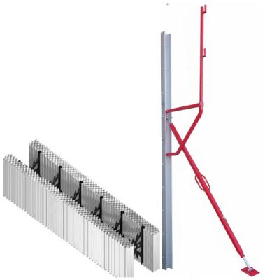 China ICF Wall Stability Adjustable ICF Supports Steel ICF Wall Bracing for sale