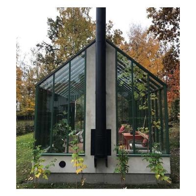 China Insulated Outdoor Glass Sunroom Houses With Customized Roof And Chinese Top Hardware for sale