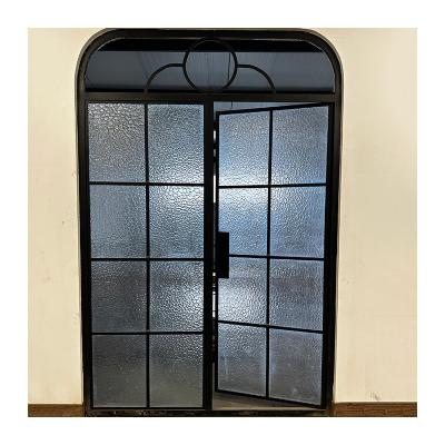 China Negro Retro Moderno Acero Ventanas y Puertas Durabilidad y bajo mantenimiento en venta