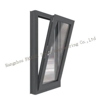 China Modern Minimalist 70 series Aluminum Storm Windows , 5mm 9A 5mm Tilt And Turn Windows for sale