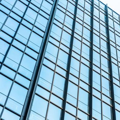 China Bürogebäude-Glas-Licht-Wand-Außenwiderstand-Wind-Zwischenwand zu verkaufen