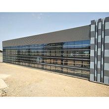 China Superficie de aluminio de cristal constructiva de la pared de cortina del marco de Warehouse T8 PVDF en venta