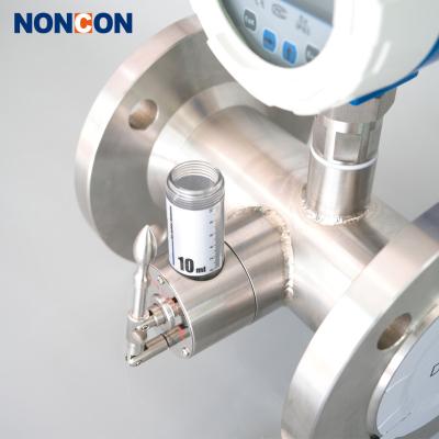 China 304 Stainless or Aluminum Alloy NONCON Factory Ipg Coal Gas Turbine Flow Meters Compressed Air Hydrogen Gas Flow Meter DN150 for sale