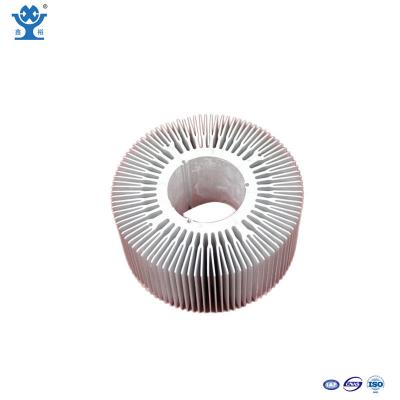 China High precision aluminum cold forging heat sink for high power LED light for sale