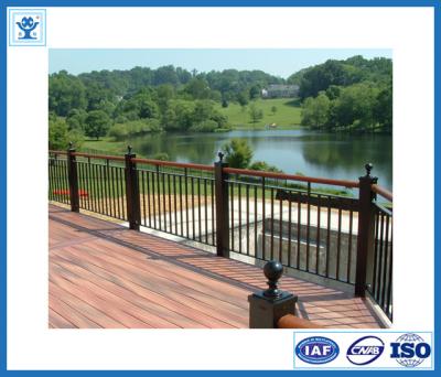 China aluminum deck railing/ U channel glass railings/glass balustrade for sale