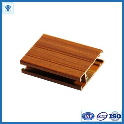 China 6063 Wood -Grain Aluminium Extrusion Profile for Window and Door for sale