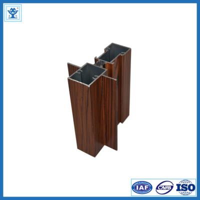 China Wood Grain Aluminum Profiles, Thermal-Break Window Aluminum Profiles for sale