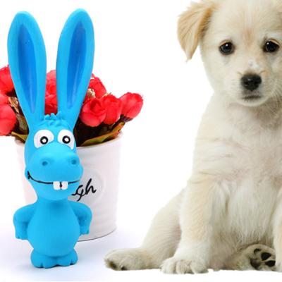 China Sustainable Rabbit Eco-friendly Clean Teeth Chew Dog Toy Pet Toy Latex Toy Manufacturer Wholesale Custom Products for sale