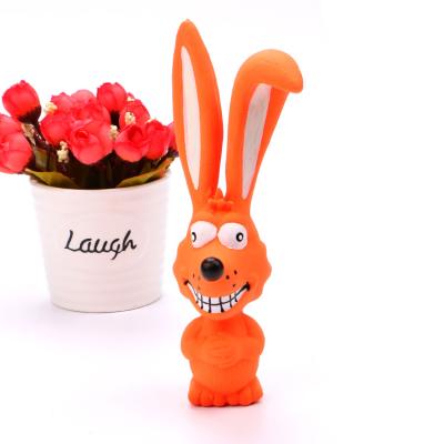 China Sustainable Rabbit Eco-friendly Clean Teeth Chew Dog Toy Pet Toy Latex Toy Manufacturer Wholesale Custom Products for sale