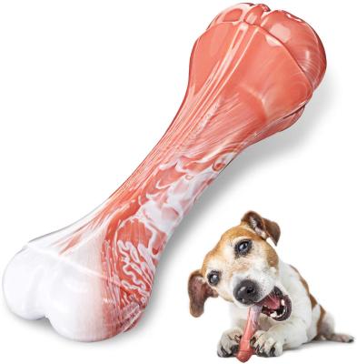 China Viable Nylon Dog Bone With Manufacturer Wholesale Beef Fragrance TPU Rubber Eco-friendly Nylon Dog Chew for sale