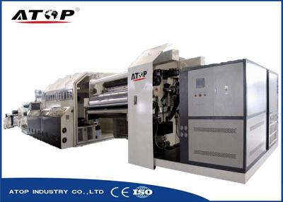 China High Output Web Coating Equipment / Roll To Roll Coater With Double Vacuum Systems for sale