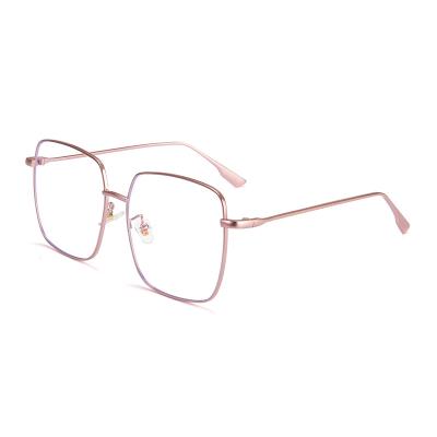 China Anti-blue glasses sunglasses brand oversized glasses frame anti-blue light ladies adjust 2021 optical glass men's classic glasses frame for sale