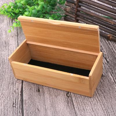 China Factory Direct Selling Convenient Manual Glass Bamboo Wooden Box Customized Recyclable Eco-Friendly Glass Eye Crates for sale