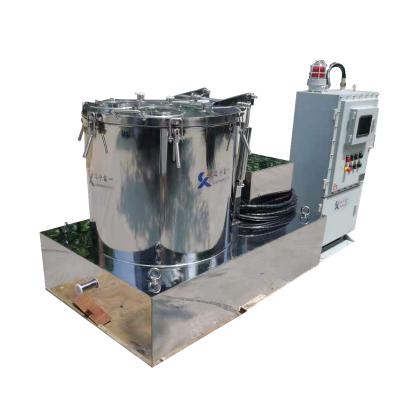 China Factory Low Temperature Cbd Hemp Oil Ethanol Extraction Flat Filter Explosion Proof Centrifuge for sale