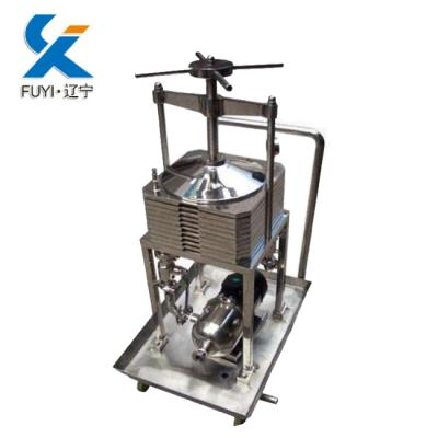 China Factory Stainless Steel Plate Frame Filter Press Machine for sale