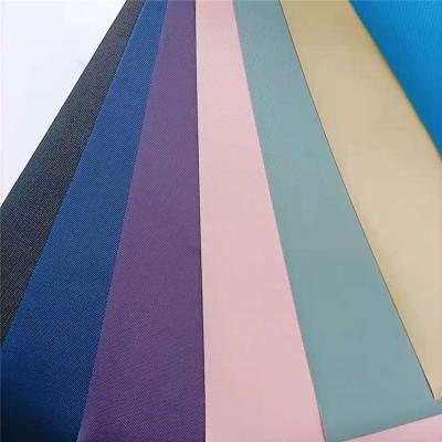 China Twill Style Tear-Resistant Nylon Fabric Coated PVC Good Quality For Backpack for sale