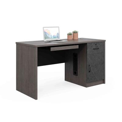 China White Gold Marble Wooden Melamine L Shape Drawer Boss Multifunctional Computer With Side Table And Chairs Modern Furniture Executive Desk for sale