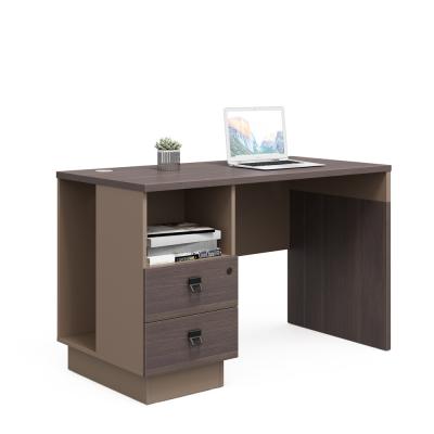 China Multifunctional white small boss working for design photos personal computer wooden desk with side table and office luxury executive modern table for sale