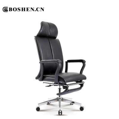 China Hot Selling Office Chair (Height) Boshen Design New Boss Office Chair Adjustable 180 Degree Leg Rest for sale