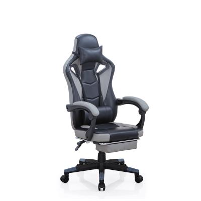 China Free Sample Hot Sale Adjustable Boshen PU (Height) Cheap Leather Racing Gaming Chair With Footrest And Massage for sale