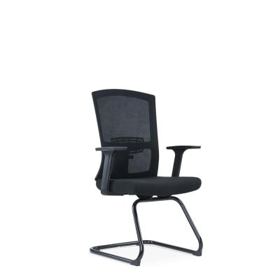 China Modern Style Mesh Computer Bow Furniture High Quality Visitor Chair Office Chair Black Mesh for sale